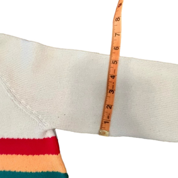 Sweater, cream & rainbow, unk size - Picture 6 of 7